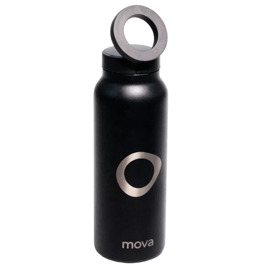mova bottle cap with magnetic phone holder ring – detail